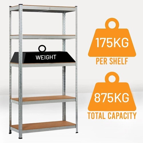 Tier heavy duty - 5-tier, shelving