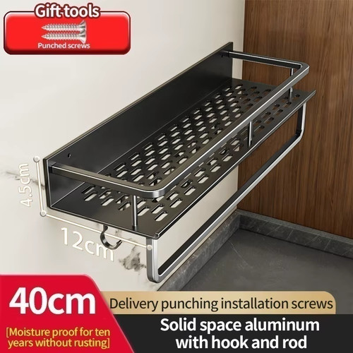 Aluminum kitchen shelf wall - aluminum,