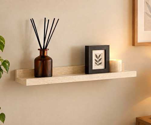Rusted oak finish shelf for - finish,