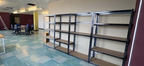 Metal industrial shelves - metal,