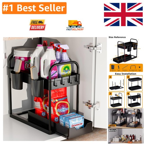 Versatile under sink organizer - versatile,