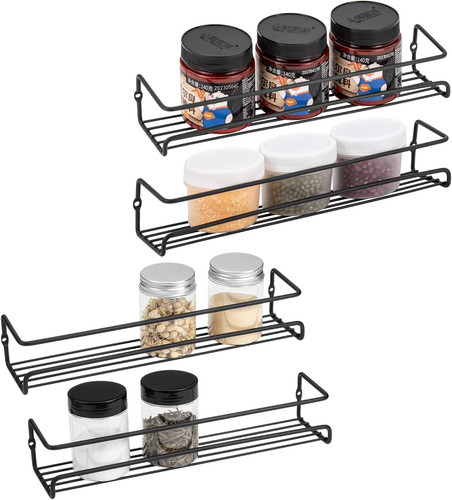 Spice rack organiser - rack, (4-pack)