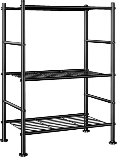 Tier metal shelving unit - metal,