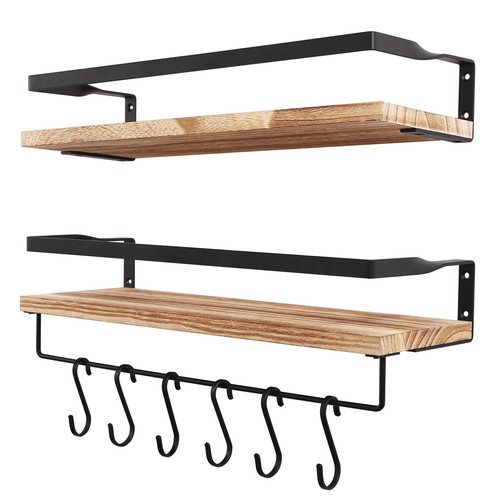 2pcs floating shelves display - shelves,