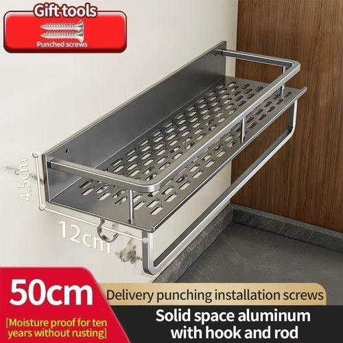 Aluminum kitchen shelf wall - aluminum,