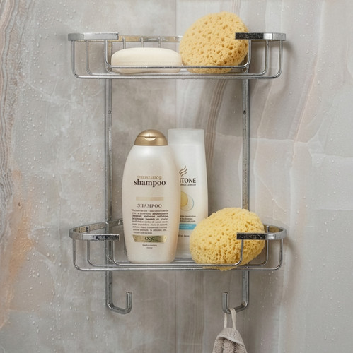 Croydex tier corner - corner, shelf