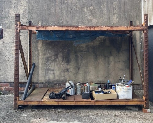 Rusted vintage heavy metal - rusted,